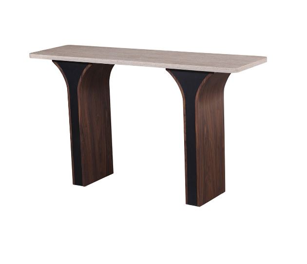 Arco Console Table - travertine