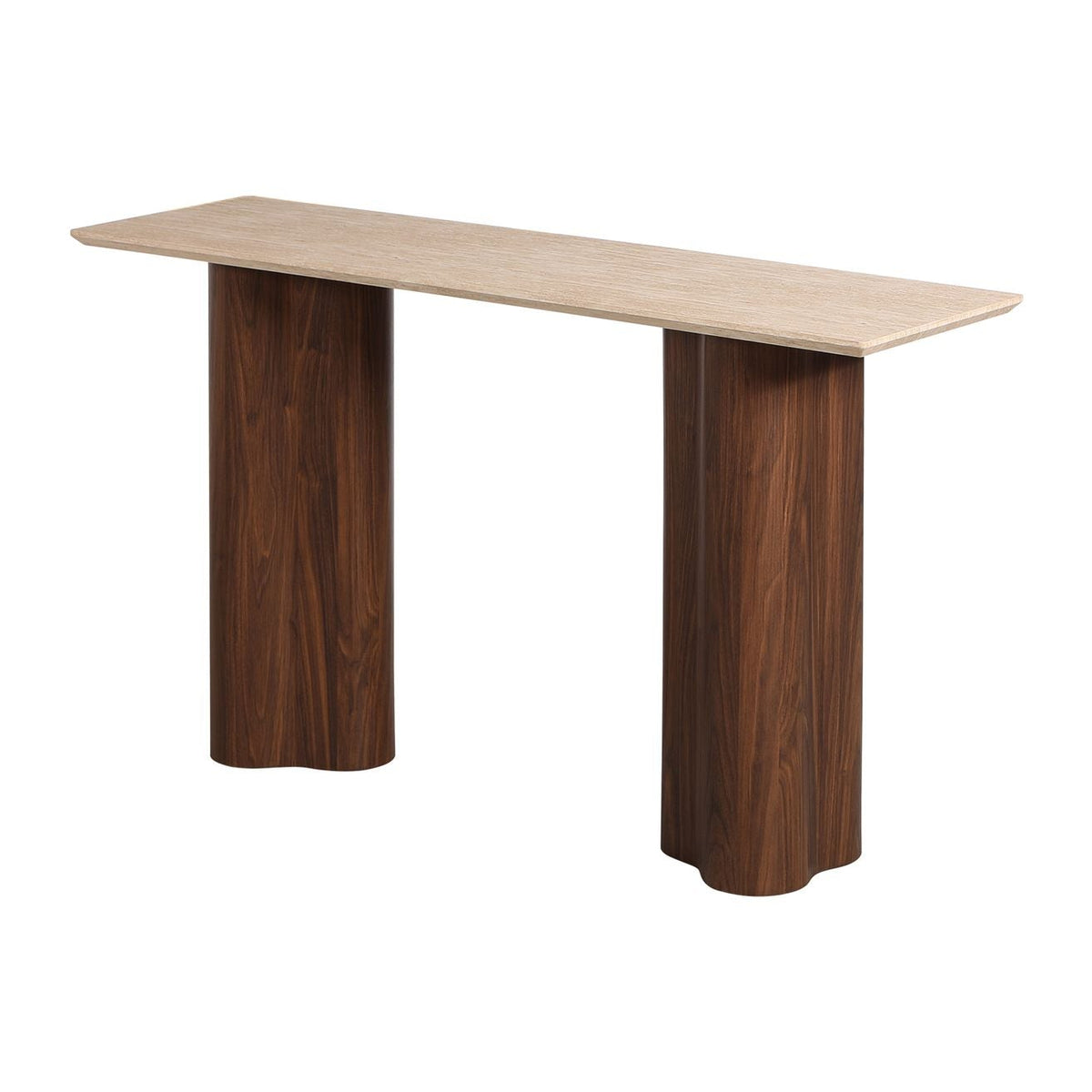 Vela Two-Tone Console Table – 160 × 40 × 80 cm