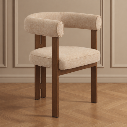 Olyra Wood-Frame Dining Chair