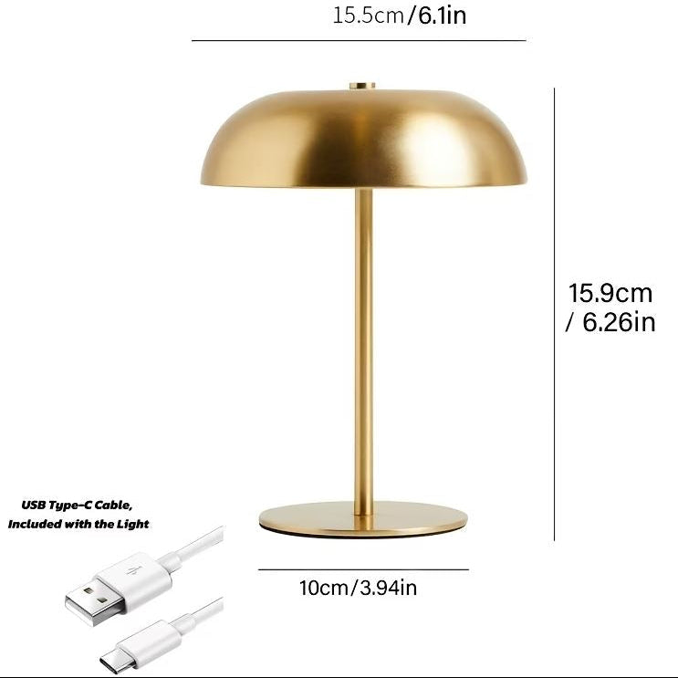 Luma Cordless Table Lamp - Gold