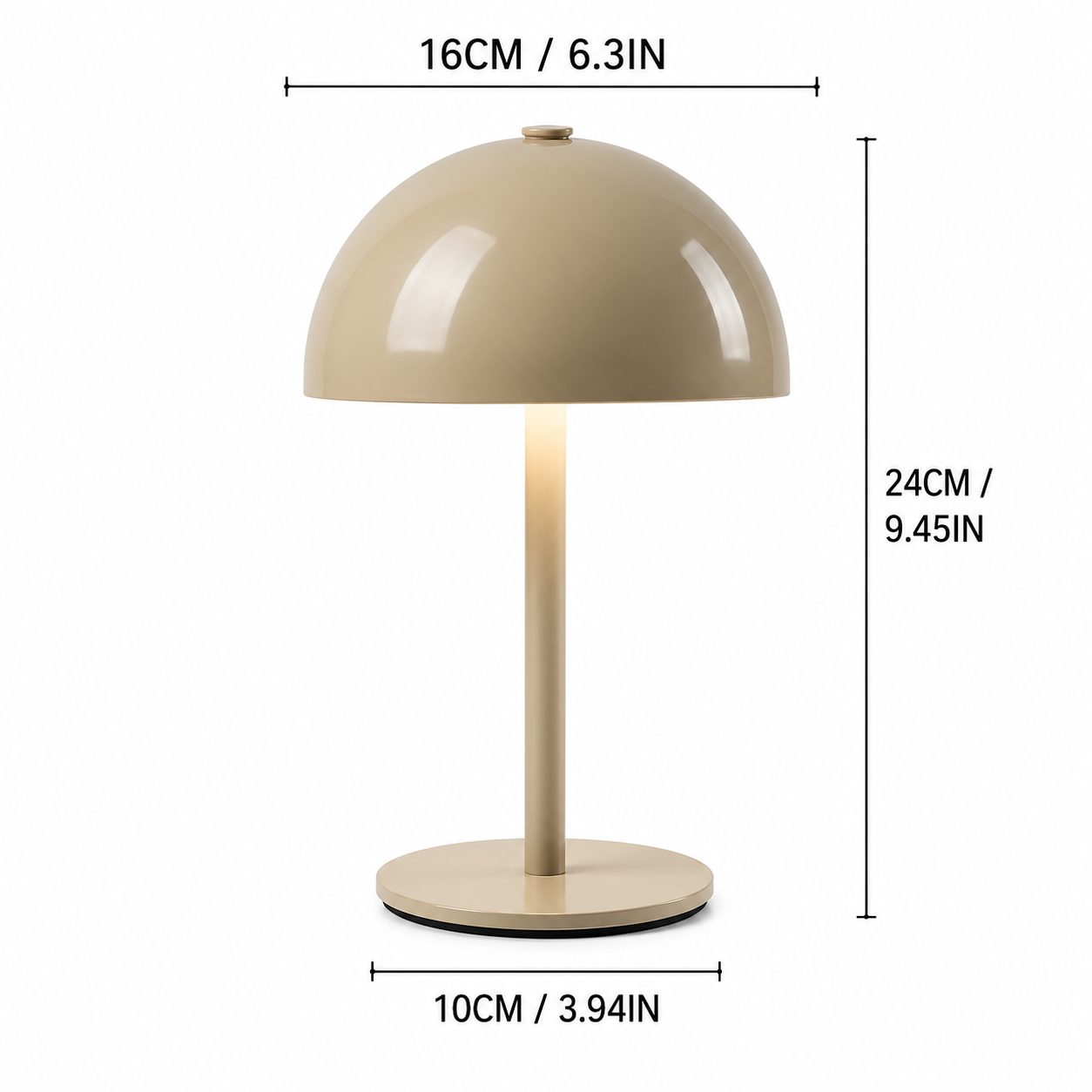 Luma Cordless Table Lamp – Beige