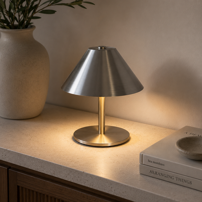 Aureo Mini Table Lamp - Silver