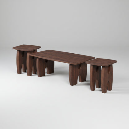 Vista Coffee Table Set - wood