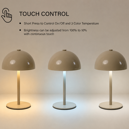 Luma Cordless Table Lamp – Beige