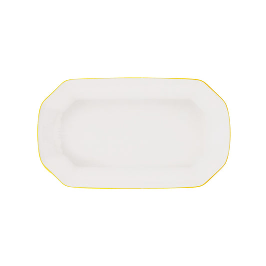 KARACA ELICA YELLOW OVAL PLATE PLATE RECTANGLE 12"