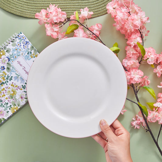 KARACA ELICA PINK SERVING PLATE