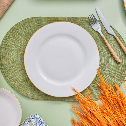 KARACA ELICA ORANGE SERVING PLATE