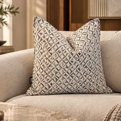 Geometric Pattern Decorative Cushion –50cm x 50cm