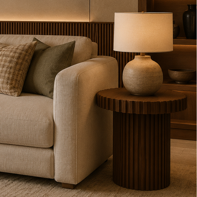 Orion Fluted Side Table