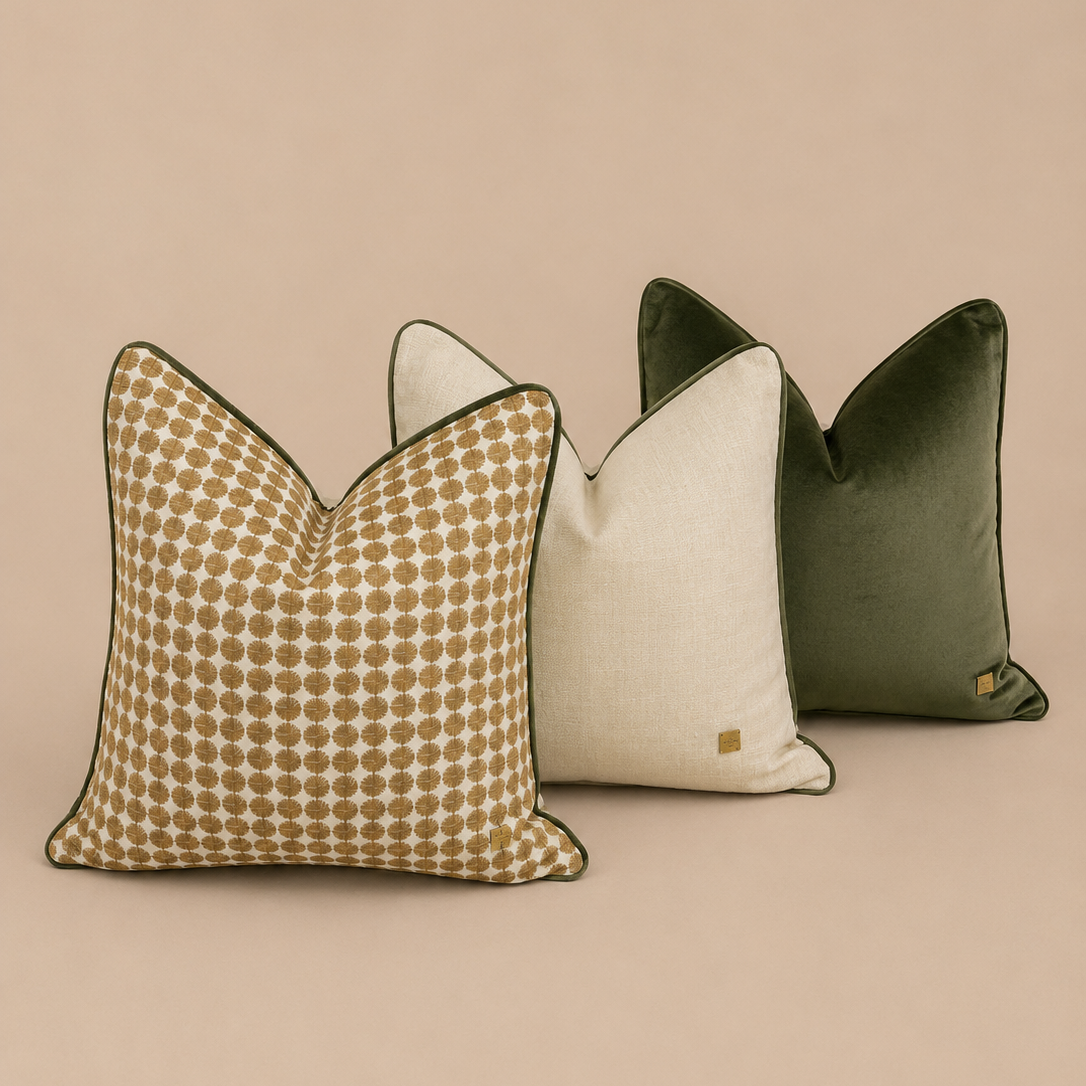 طقم كوشنز نَماء | Flourish Cushion Set