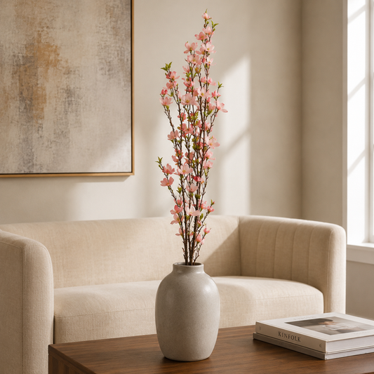 Soft Pink Blossom Decorative Branch