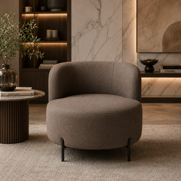 BJORN Lounge Chair – Dark Brown