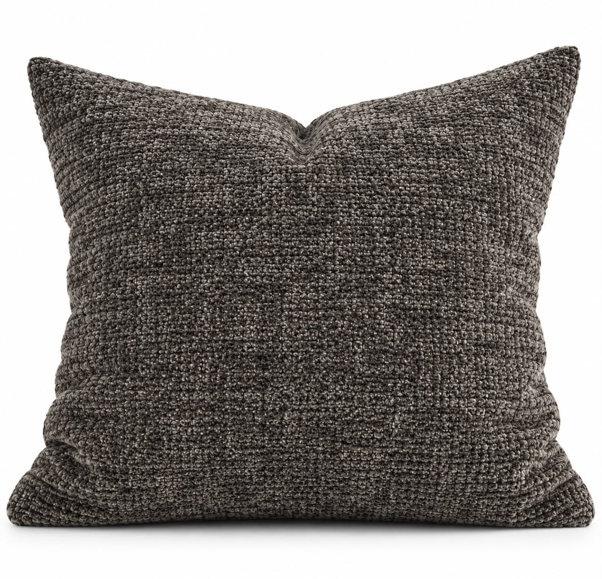 Textured Charcoal Cushion – 50×50 cm