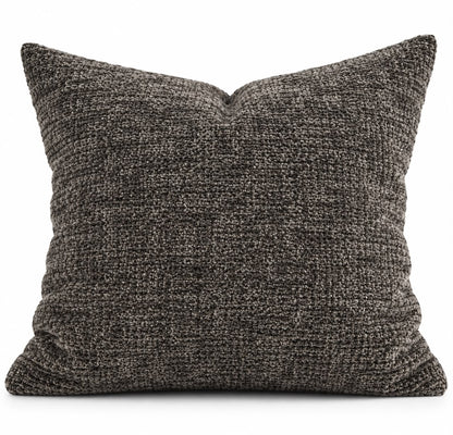 Textured Charcoal Cushion – 50×50 cm