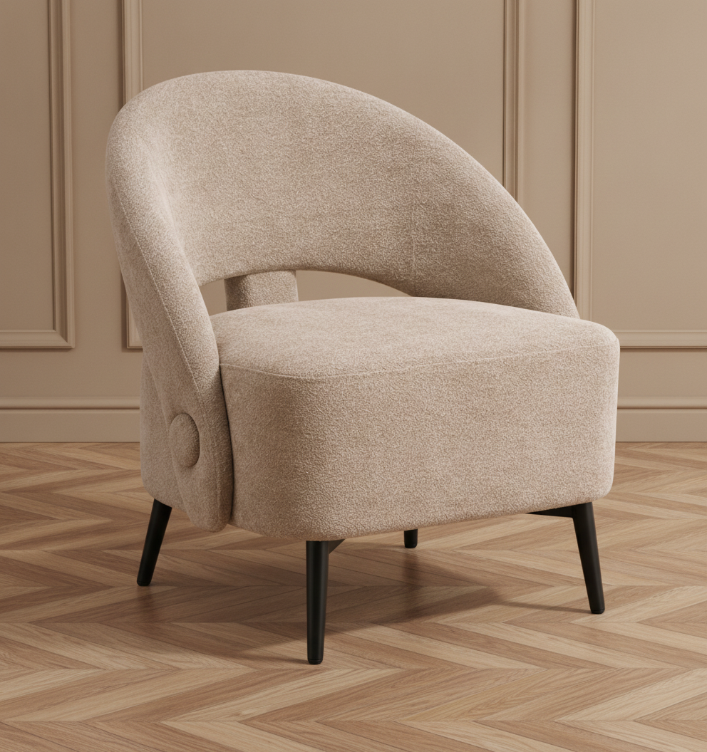 Cove Accent Chair - Beige