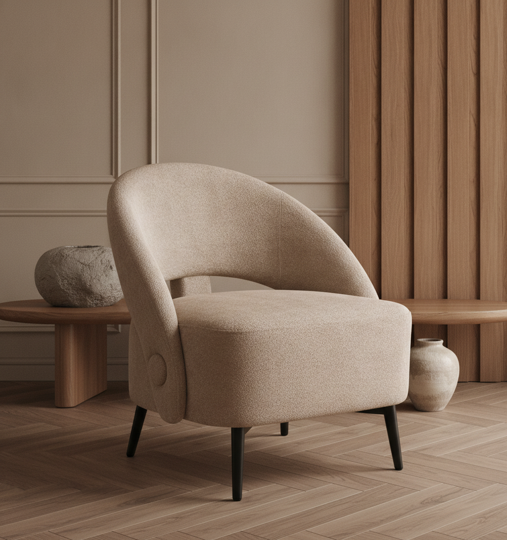 Cove Accent Chair - Beige