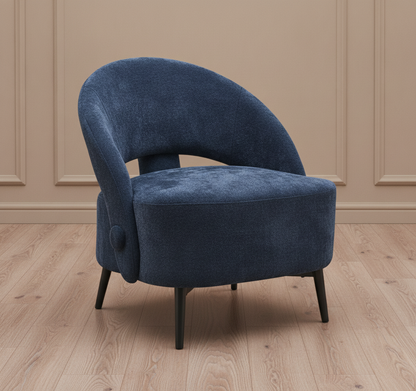 Modern Curved Accent Chair
