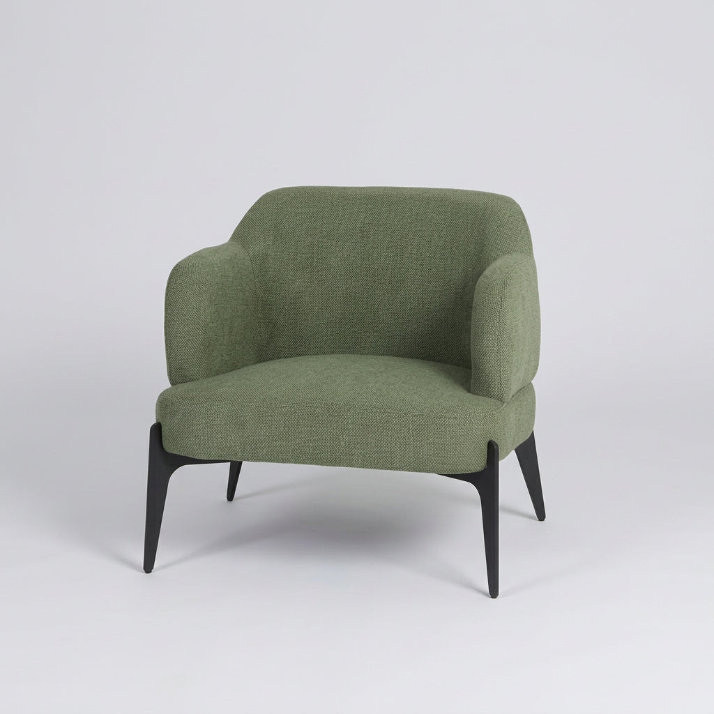 RUSTA Sage Green Fabric Armchair