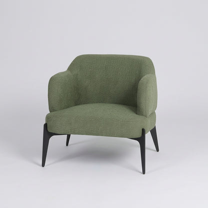 RUSTA Sage Green Fabric Armchair