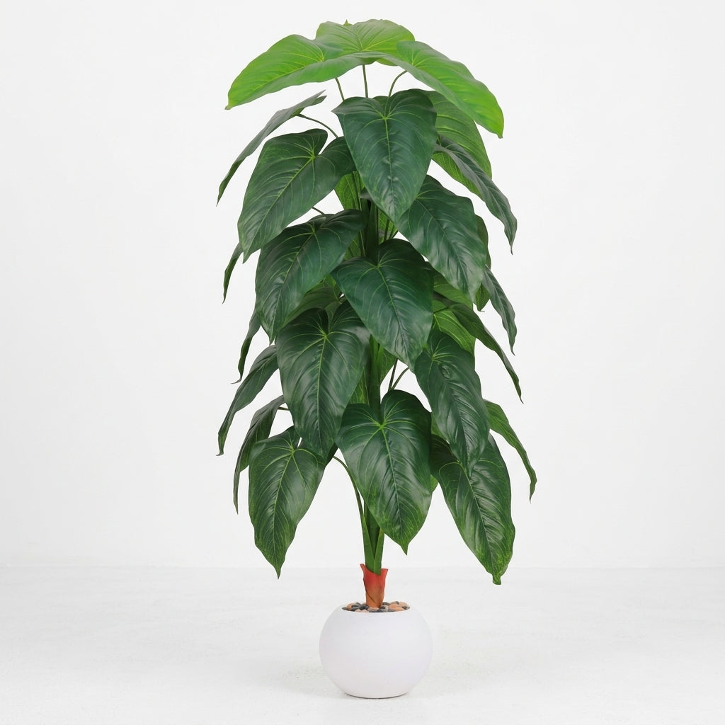 Fiddle Leaf Plant - White Pot - 145 cm