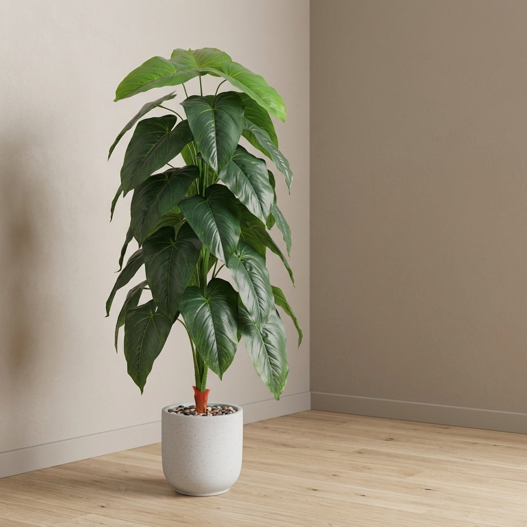 Fiddle Leaf Plant - White Pot - 155 cm
