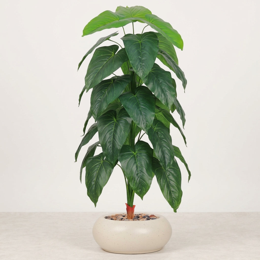 Fiddle Leaf Plant - Beige Pot - 145 cm
