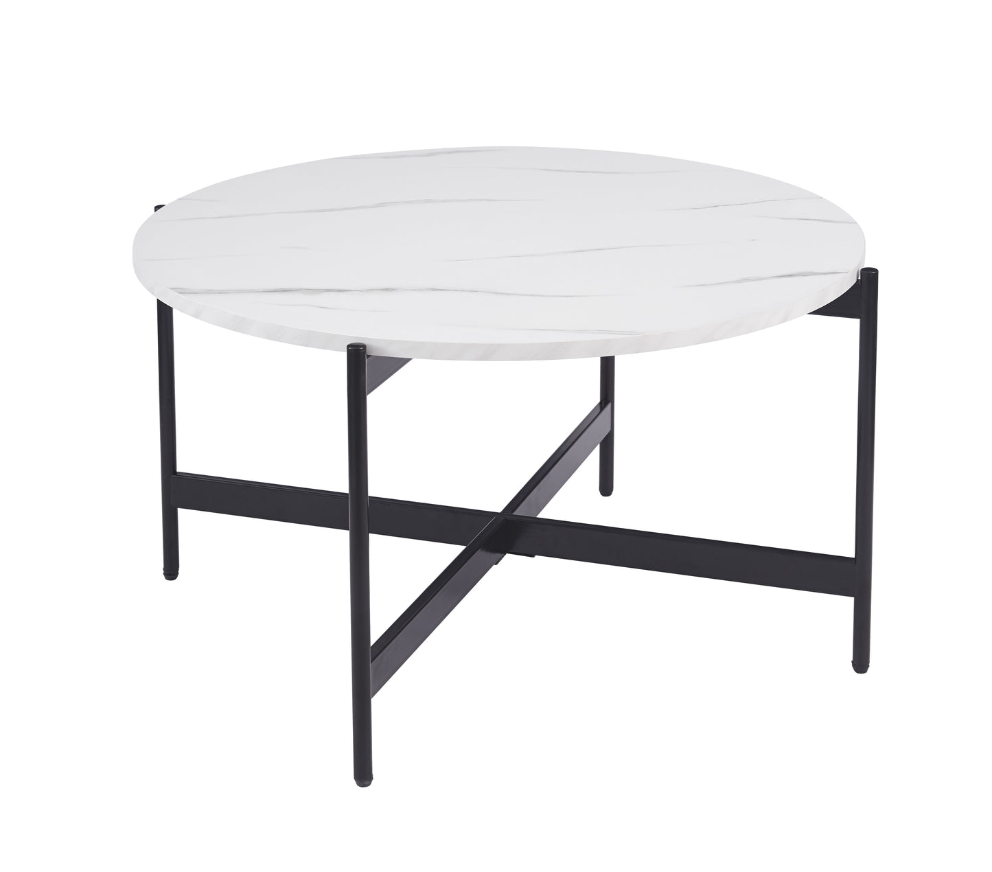 Vyora Marble-Effect Coffee Table