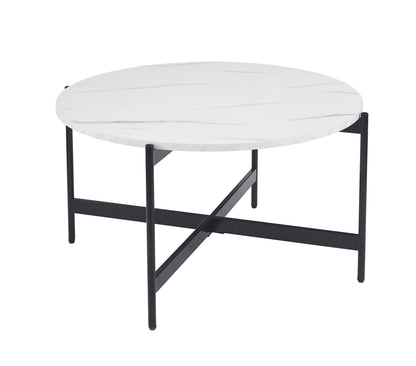Vyora Marble-Effect Coffee Table