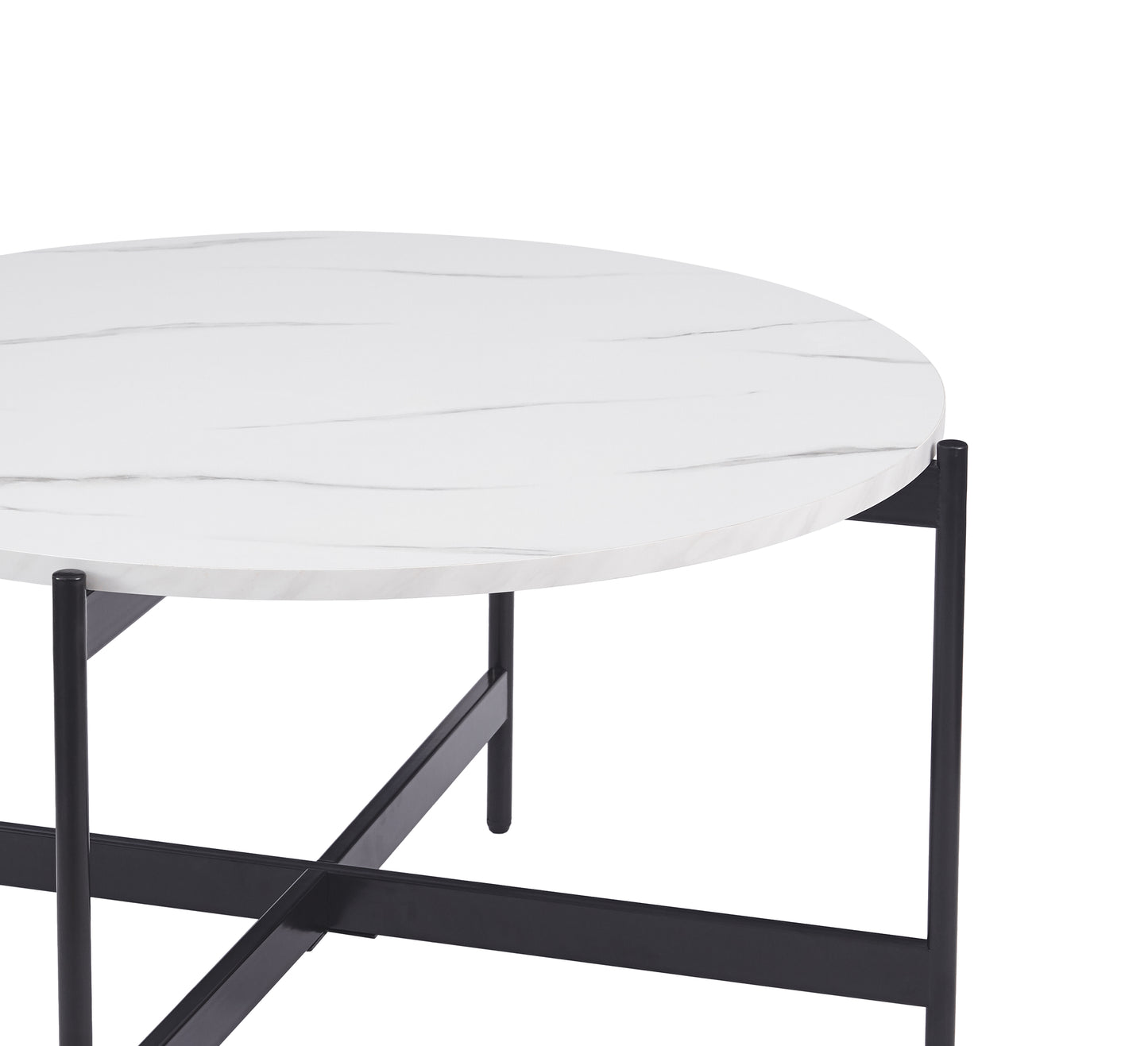Vyora Marble-Effect Coffee Table