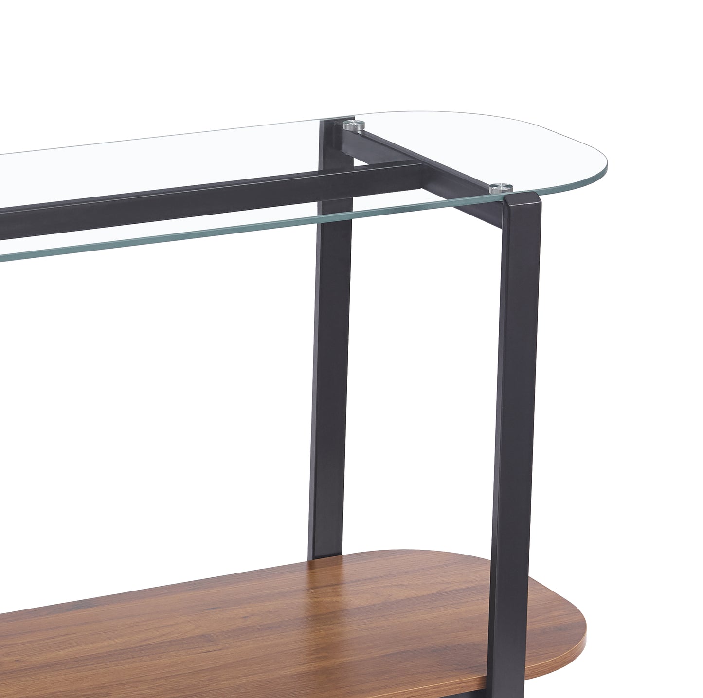 Vetra Glass-Top Console Table