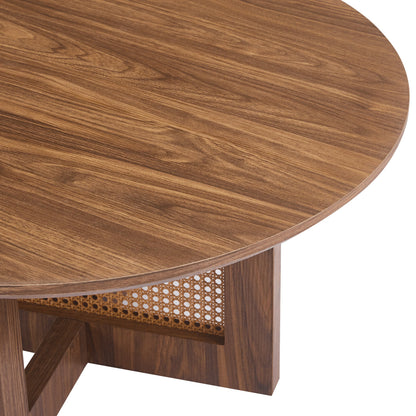 Riva Cane-Panel Coffee Table