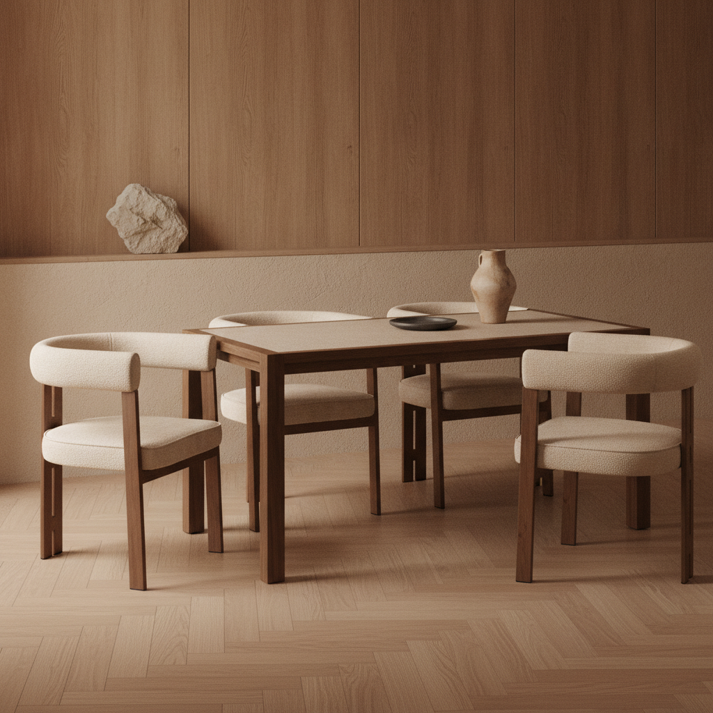 Olyra Wood-Frame Dining Chair