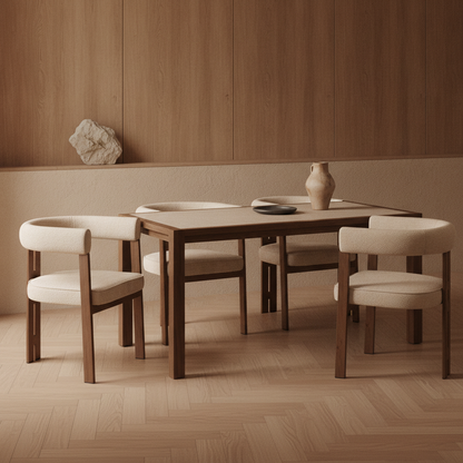 Olyra Wood-Frame Dining Chair