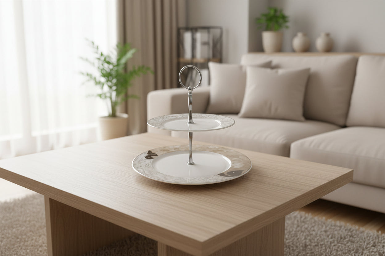Huroof Dessert & Hospitality Serving Set | طقم تقديم حلويات وضيافة حروف