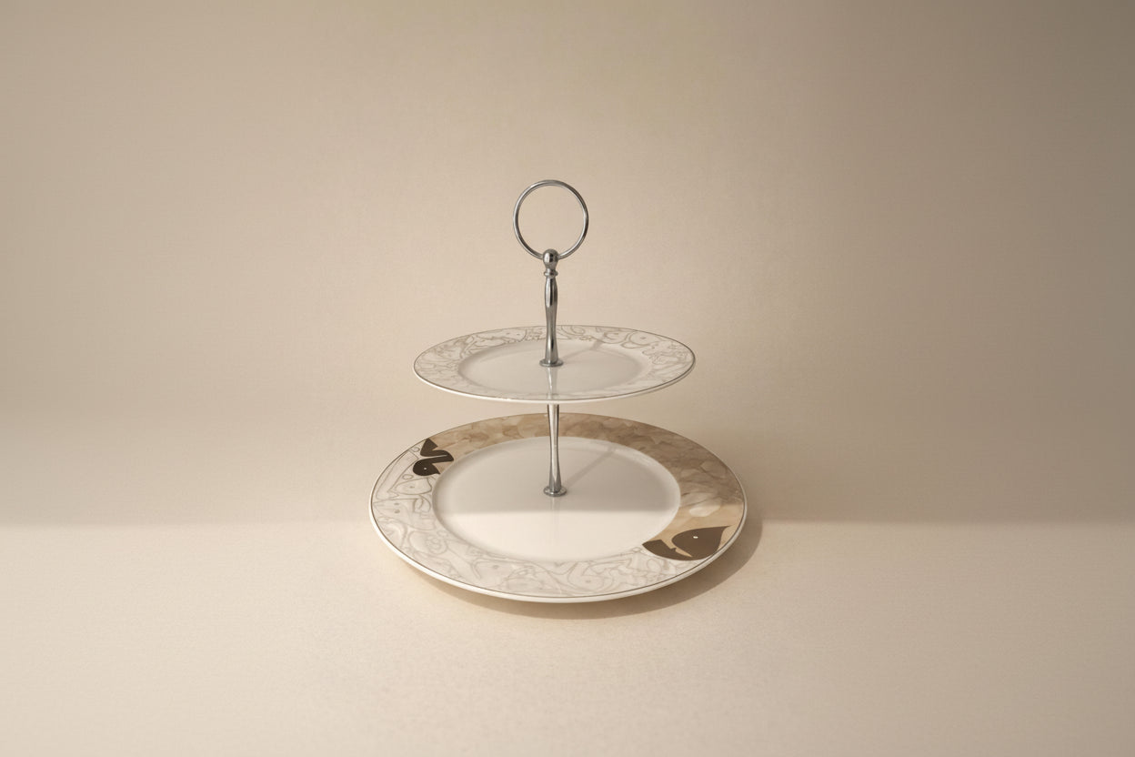 Huroof Dessert & Hospitality Serving Set | طقم تقديم حلويات وضيافة حروف