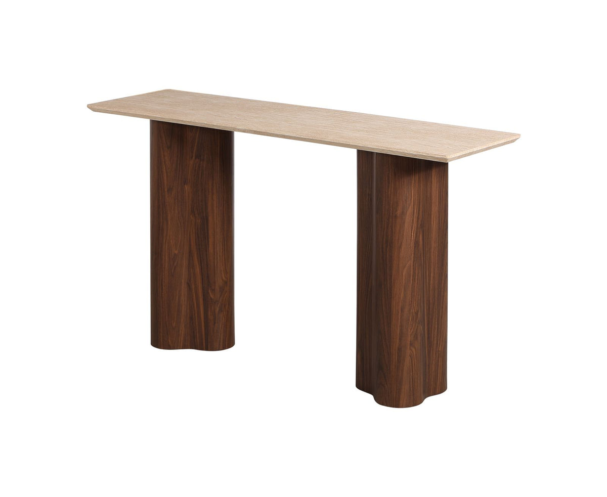 Vela Two-Tone Console Table – 140 × 40 × 80 cm