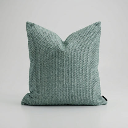 Waffle Textured Decorative Cushion – Sea foam 50cm x 50cm