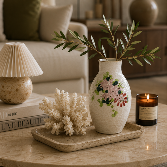 Blossom Ceramic Vase - A