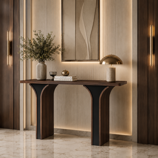Arco Console Table - Wood