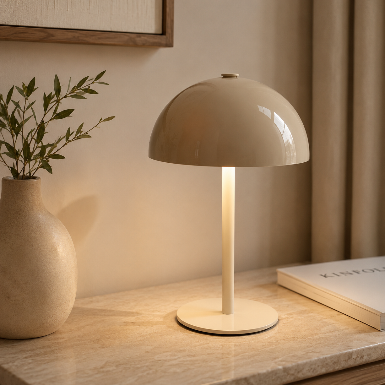 Luma Cordless Table Lamp – Beige