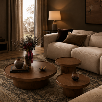 Lunar coffee table set-Estimated delivery: 1 Week