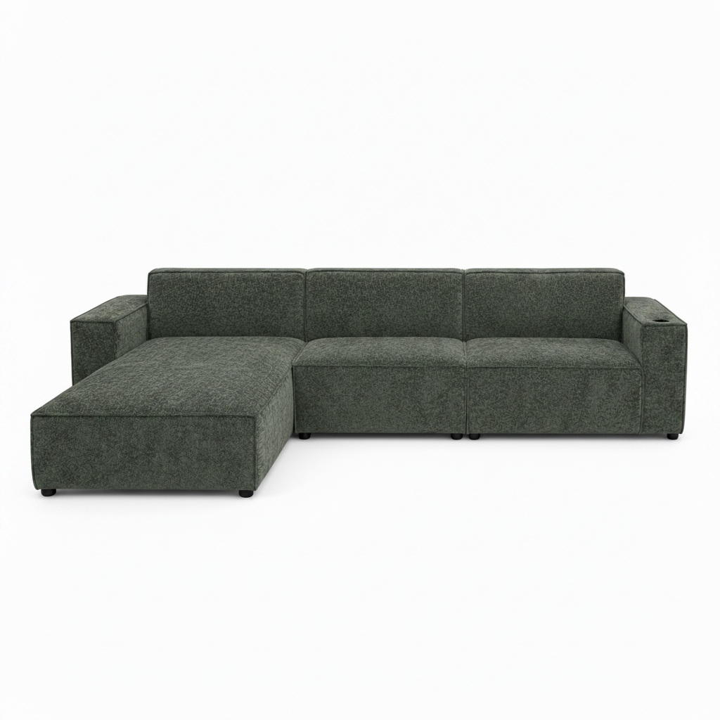 Slate Customized L shape Sofa