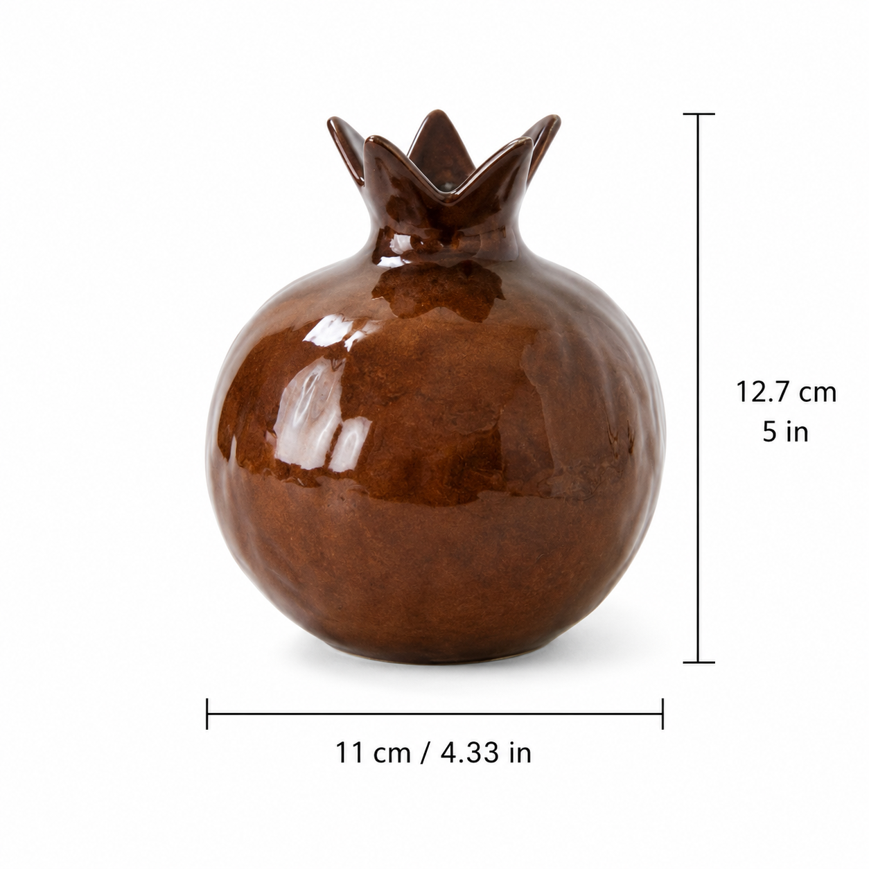 Pomegranate Ceramic Accent