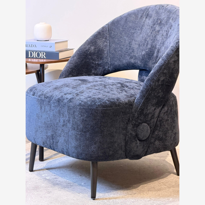 Modern Curved Accent Chair