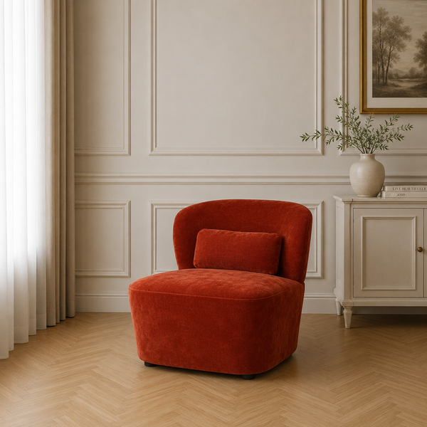 Mira Accent Chair – Terracotta | كرسي ميرا – تيراكوتا