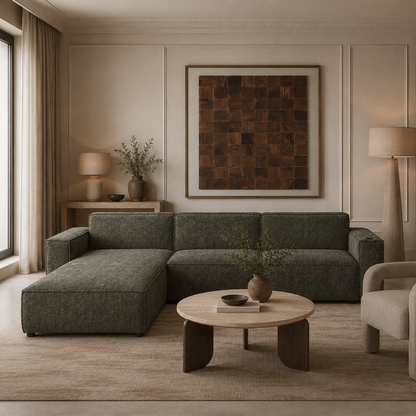 Slate Customized L shape Sofa