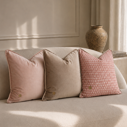Rosé Cushion Set | طقم كوشنز روزيه