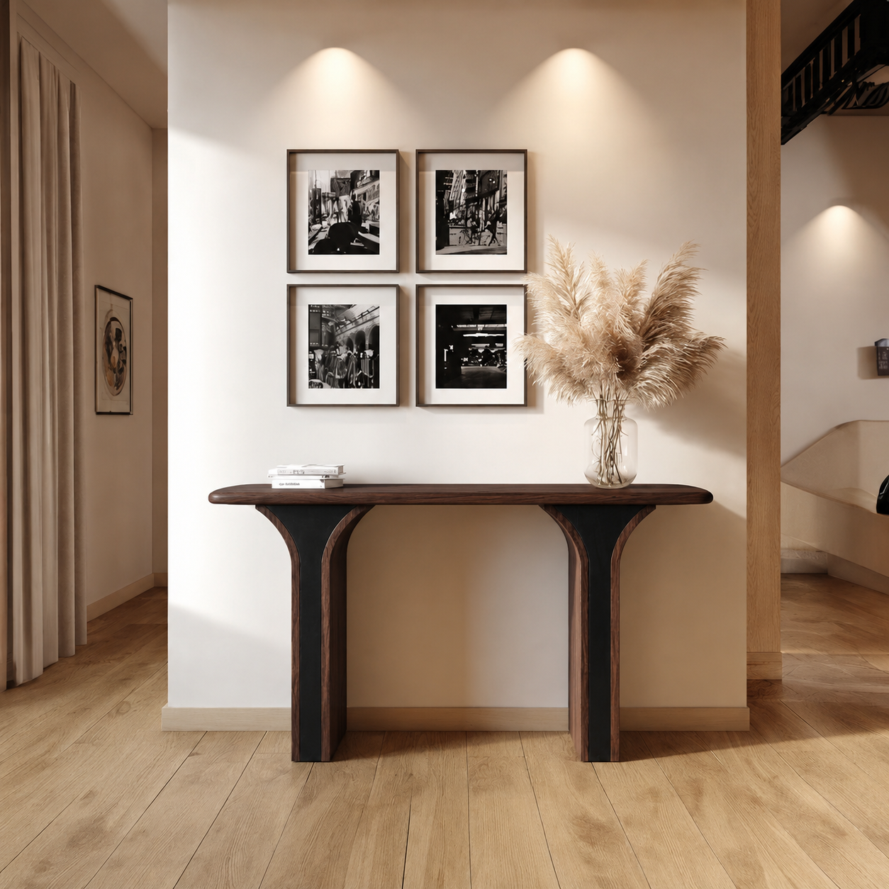 Arco Console Table - Wood