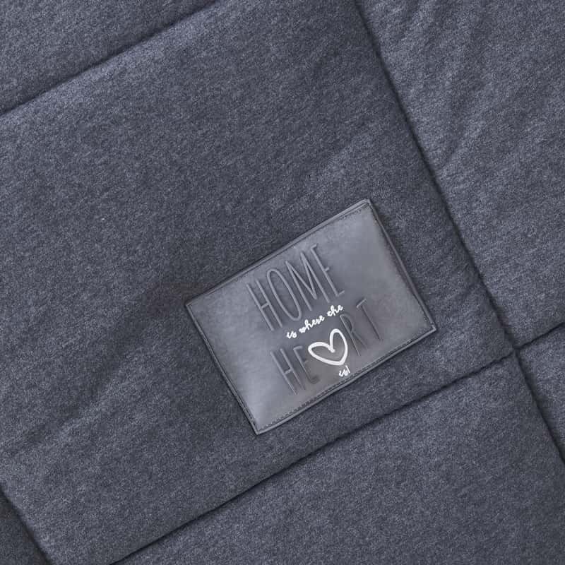 Karaca Home Softy Grey Single Comforter Set 160 × 220 cm